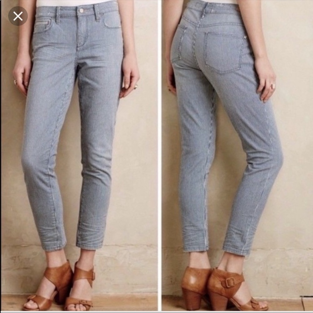 Pilcro Railroad Stripe Jeans
